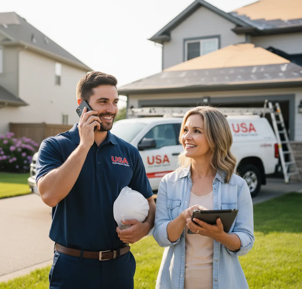 USA Roof Repair Experts customer support in Honey Brook